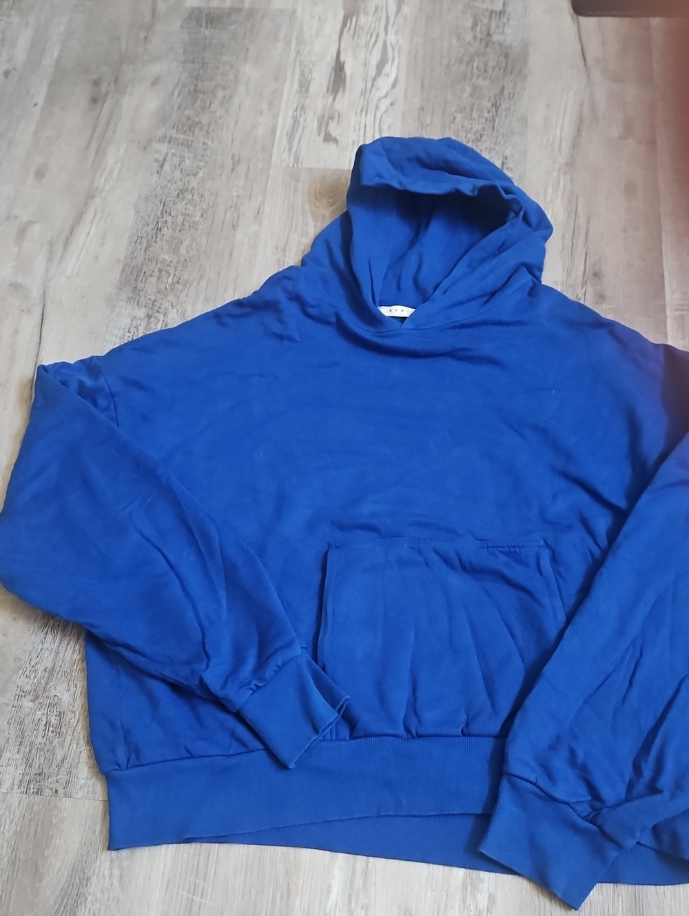 MNML Royal Blue Hooded Sweatshirt